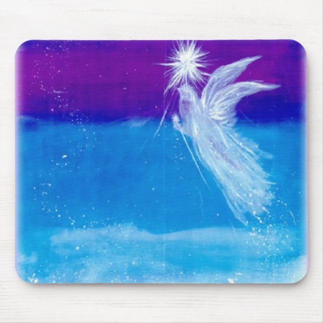 Blessed Angel of Travelers Mouse Mat (Front)