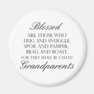 Blessed Are... Grandparents Magnet