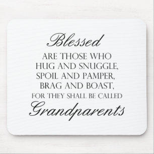 Blessed Are... Grandparents Mouse Mat