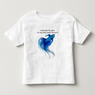 Blessed Are the Meek Fish Toddler T-shirt