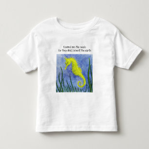 Blessed Are the Meek Seahorse Toddler T-shirt