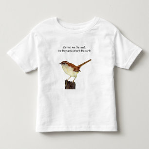 Blessed Are the Meek Wren Toddler T-shirt