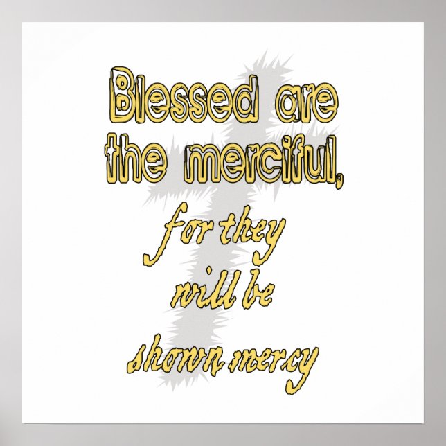 Blessed Are The Merciful Poster (Front)