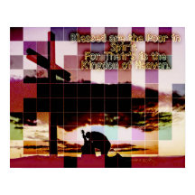 Blessed are the Poor in Spirit Poster