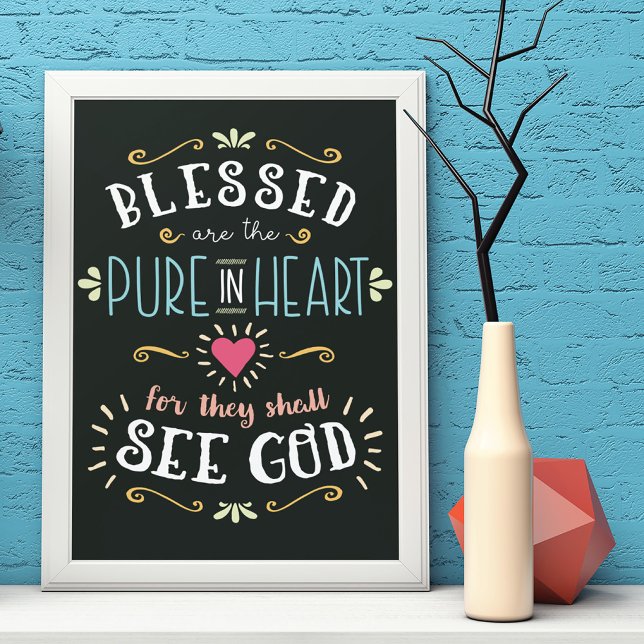 Blessed are the Pure in Heart Art Print (Creator Uploaded)