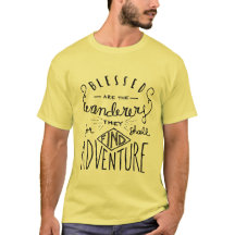 Blessed are the Wanderers Hand Lettered Men's