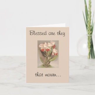 Blessed are they that mourn-Sympathy Card