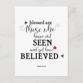 ‘Blessed are those’ Quote Postcard