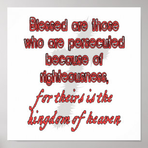 Blessed Are Those Who Are Persecuted Poster