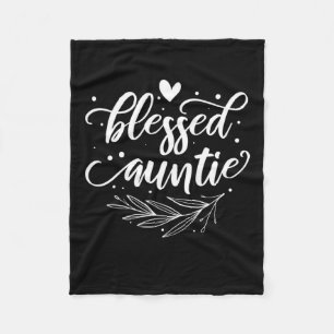 Blessed Auntie Fleece Blanket