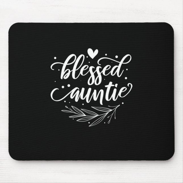 Blessed Auntie Mouse Mat (Front)