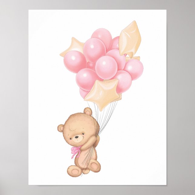 Blessed Baby Girl Nursery Poster (Front)