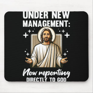 Blessed Baptism Religious Christian Under New Mana Mouse Mat