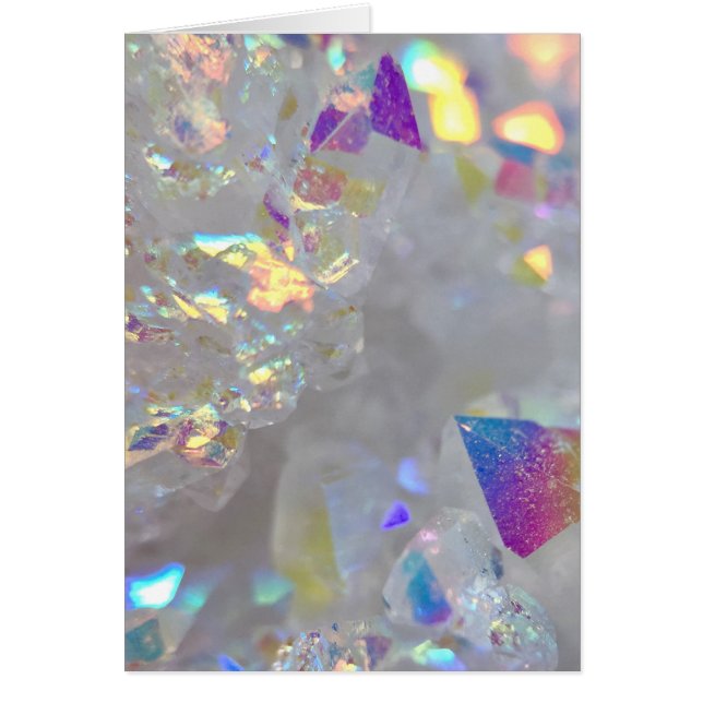Blessed Be Angel Aura Quartz in Photography (Front)