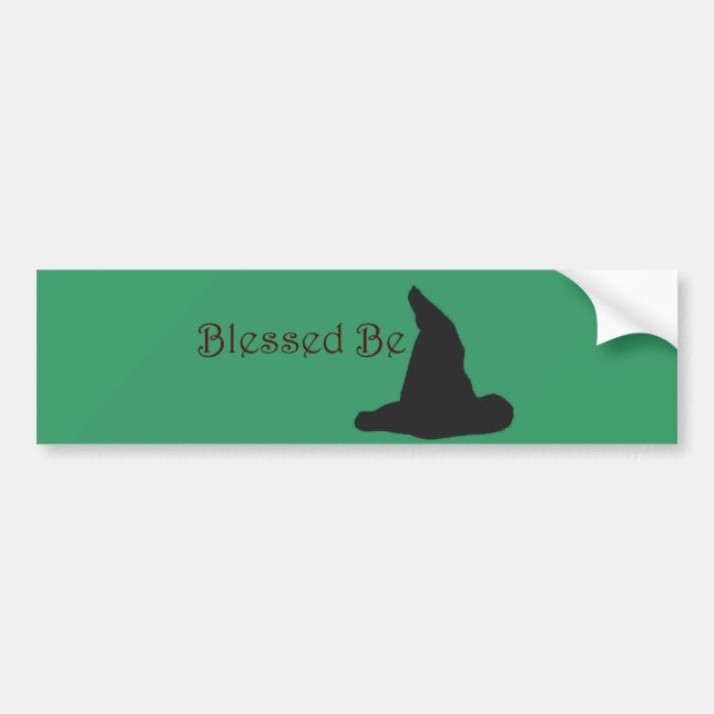 Blessed Be Bumper Sticker (Front)