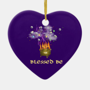 Blessed Be Ceramic Tree Decoration