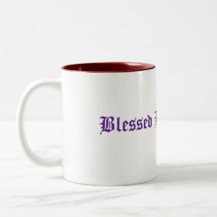 Blessed be Fruit pregnancy pregnant baby shower Two-Tone Coffee Mug