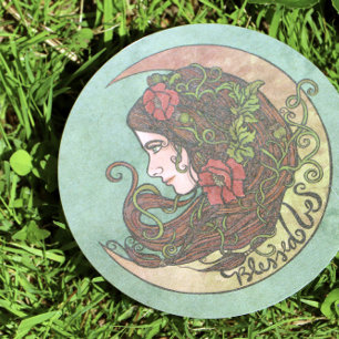 Blessed Be Moon Goddess Pagan  Invitation