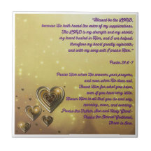 Blessed Be the Lord Psalm 28:6-7