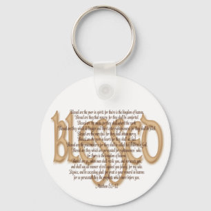Blessed - Beatitudes Key Ring