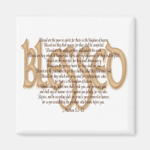 Blessed - Beatitudes Magnet
