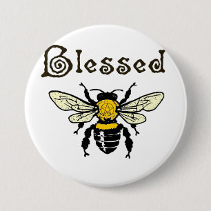 Blessed "Bee" button