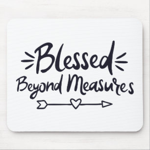 Blessed Beyond Measures Gospel Sayings Mere Christ Mouse Mat