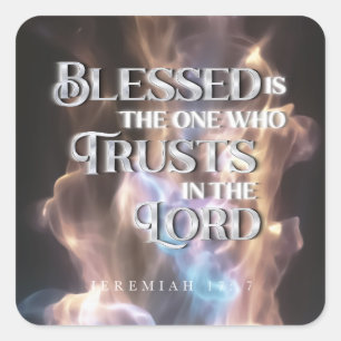 Blessed Bible Verse Inspiration Sticker