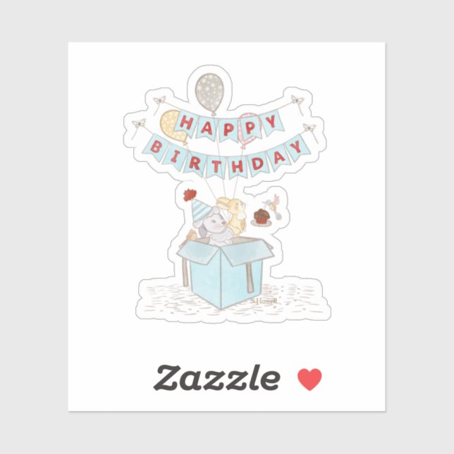 Blessed Birthday Sticker (Sheet)