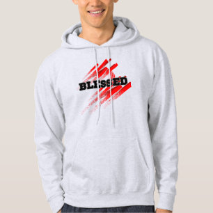 BLESSED Bold Word Inspirational Hoodie