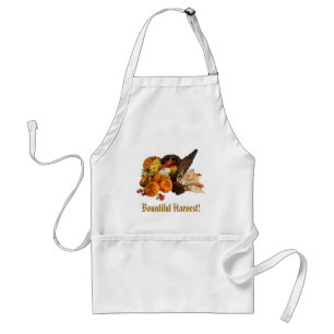 Blessed Bountiful Harvest Colourful Cornucopia Standard Apron