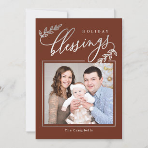 Blessed Branch Holiday Photo Card