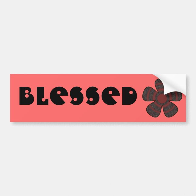 Blessed Bumper Sticker (Front)