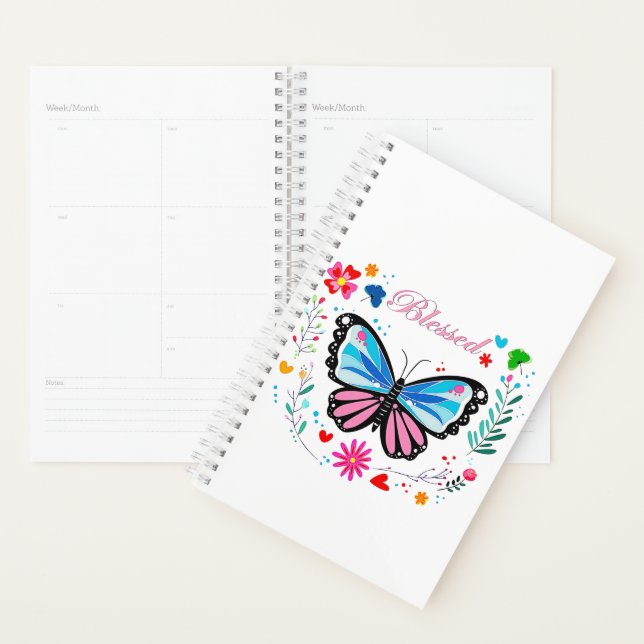 Blessed butterfly planner (Display)