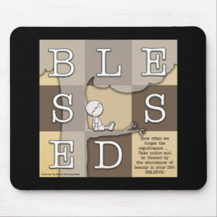 Blessed By Abundance of Beauty Mouse Mat