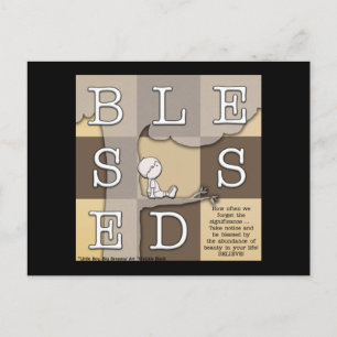 Blessed By  Abundance of Beauty Postcard