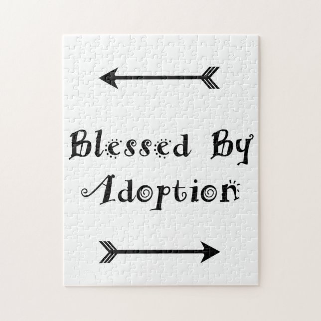 Blessed by Adoption - Foster Care Jigsaw Puzzle (Vertical)