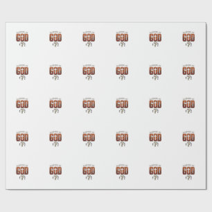Blessed By God 7 Years Vintage Christian Shirt Wrapping Paper