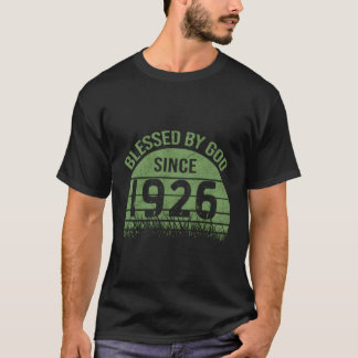 Blessed By God Since 1926 96Th T-Shirt