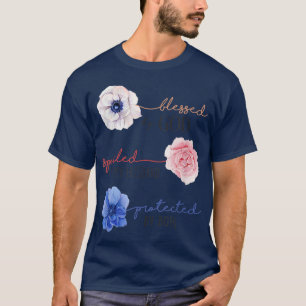 Blessed By God Spoiled By My Husband Protected By T-Shirt