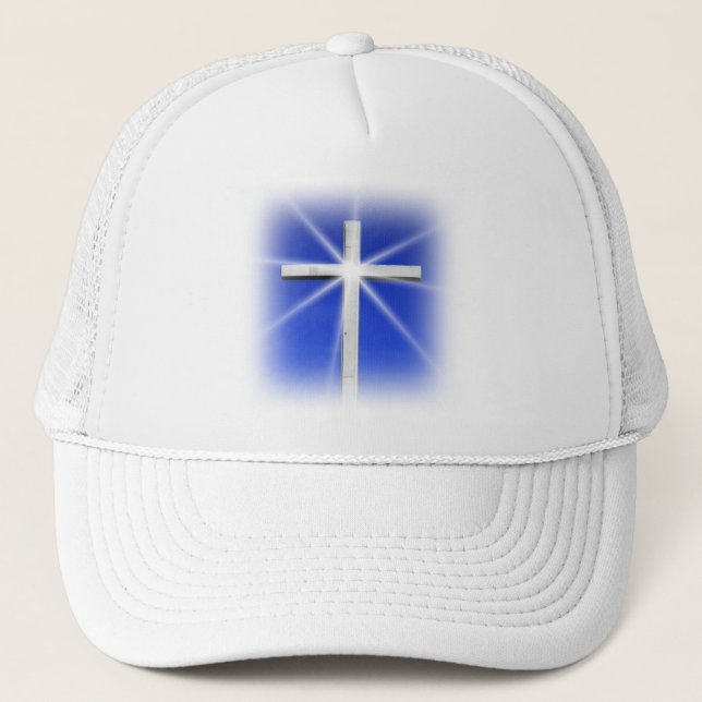 Blessed by God Trucker Hat (Front)
