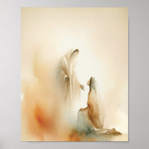 Blessed By Jesus, Digital Print, Inspiring Waterco Poster