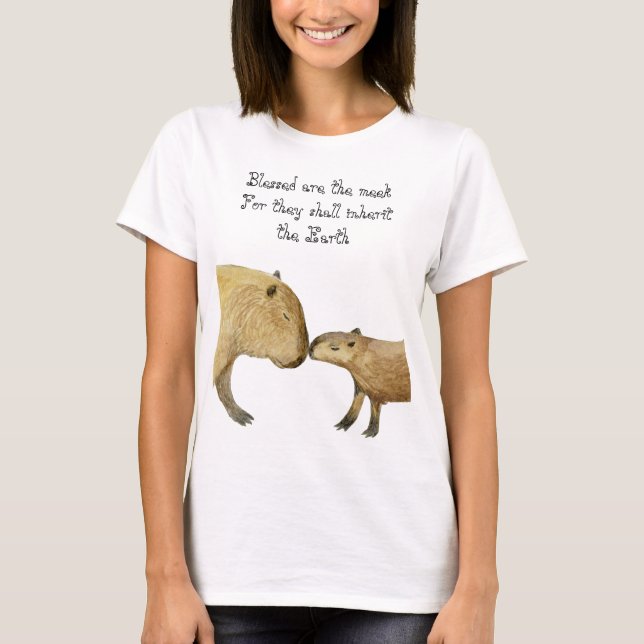 Blessed Capybara T-Shirt (Front)