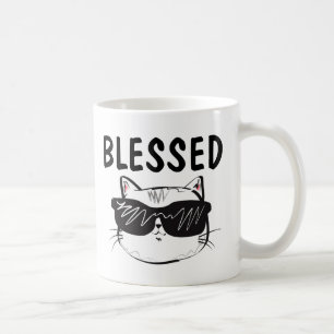 BLESSED CAT COFFEE MUG