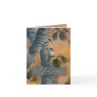 Blessed Chickadees note card (original)