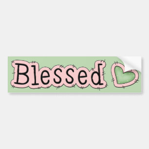 Blessed Christian Bumper Sticker