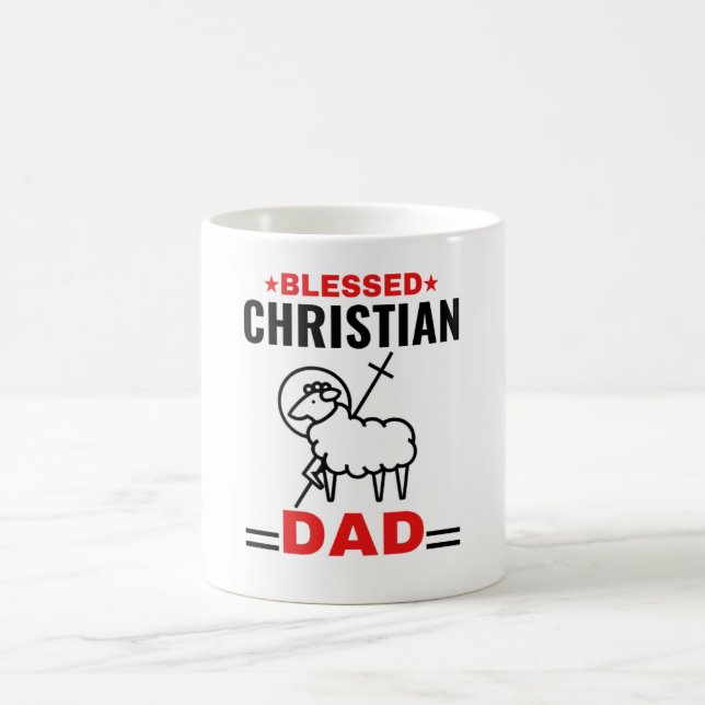 Blessed Christian Dad Mug (Center)