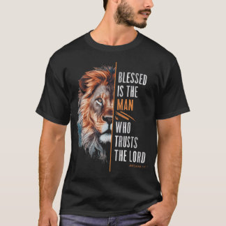 Blessed Christian God Jesus Faith Bible Verse Jere T-Shirt