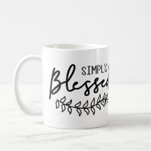 Blessed Christian Quote Modern Farmhouse -Add Name