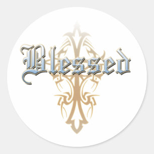 Blessed Classic Round Sticker